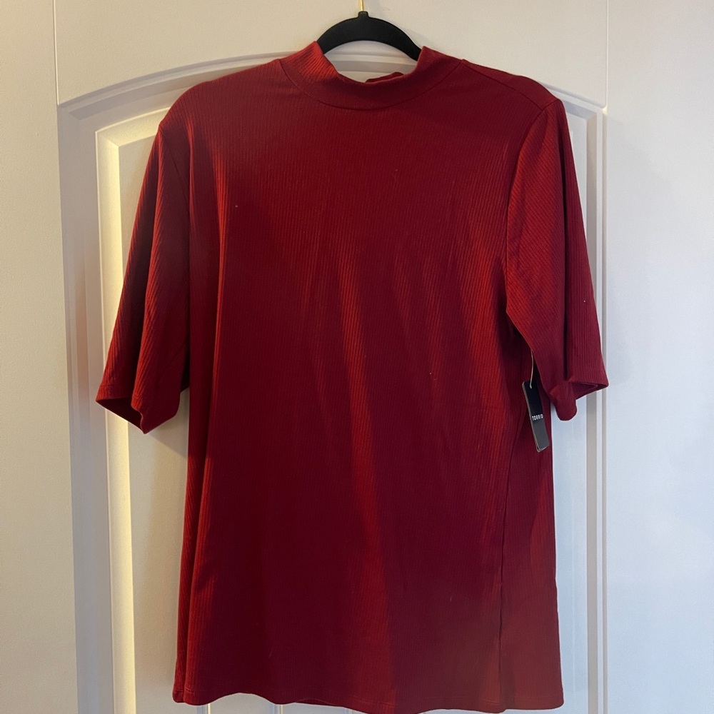 Torrid Rich Red Short Sleeve Tee